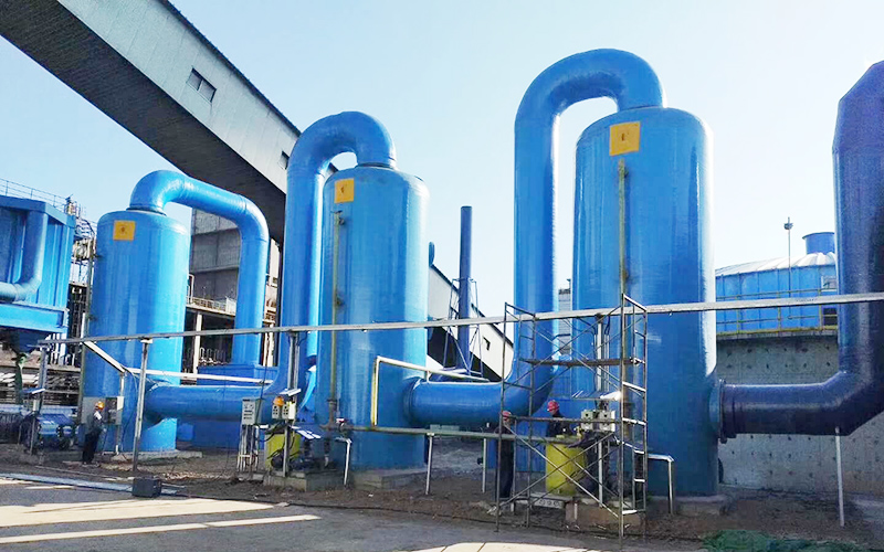 FRP acid mist purification tower