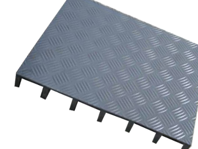 fiberglass cover plate grating chequer surface
