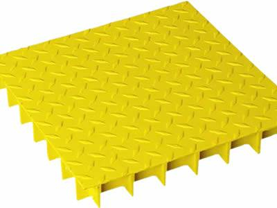 fiberglass cover plate grating smooth surface