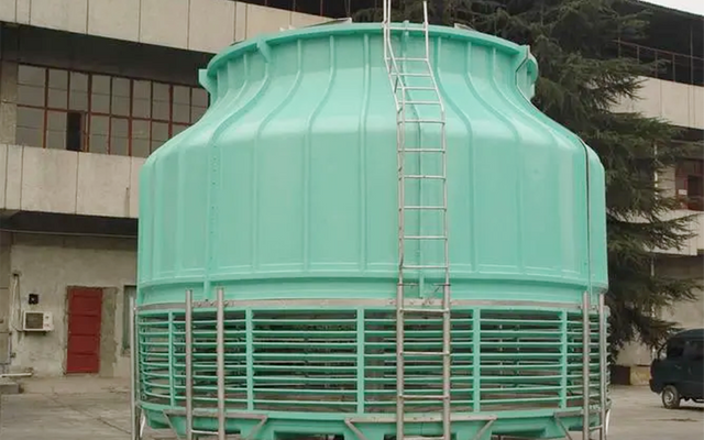 Round cooling tower