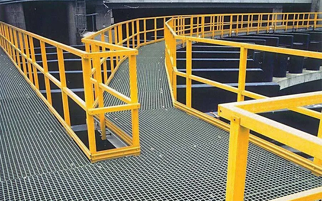 FRP walkway platform