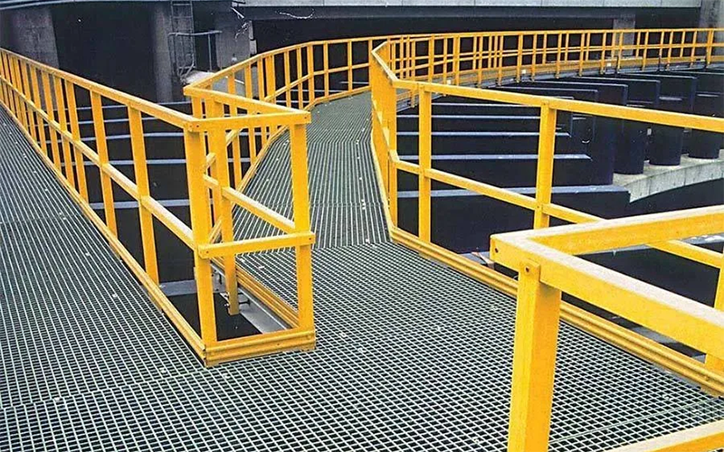 FRP walkway platform