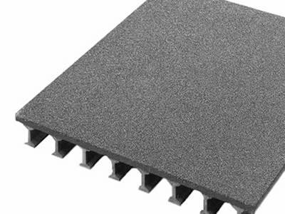 fiberglass cover plate grating gritted surface