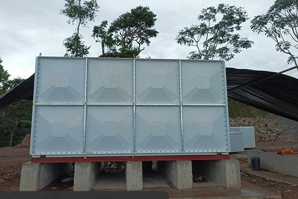 Project Ground-Level FRP Tank for Greenhouse Water Supply