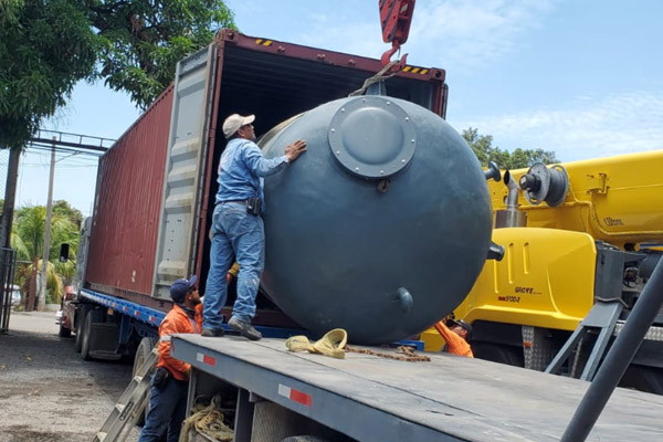 FIBERGLASS SEWAGE TREATMENT EQUIPMENT FACTORY WORKSHOP-8