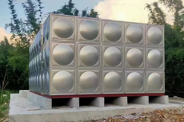 Project Stainless Steel Water Tank Outdoors for Fire Storage System