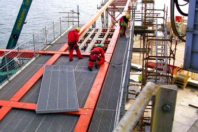 Fish Grating Fiberglass Grating Applied to Marine Engineering-2