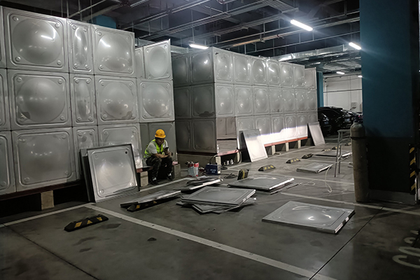 Project Basement Stainless Steel Fire Storage Tank