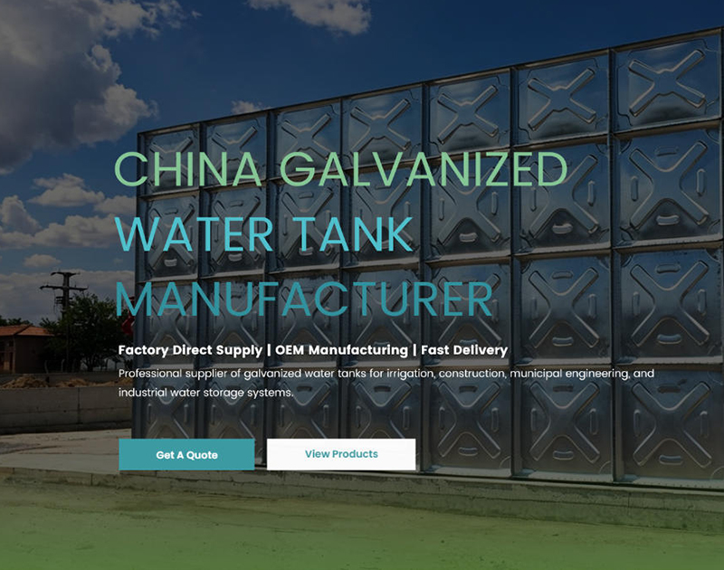China Galvanized Water Tank Manufacturer-1