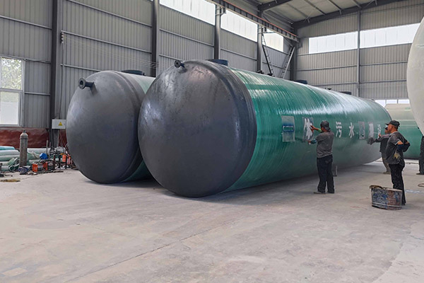 FIBERGLASS SEWAGE TREATMENT EQUIPMENT FACTORY WORKSHOP-3